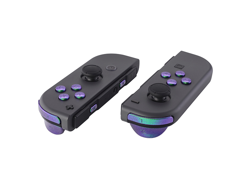 Amazon.com: eXtremeRate Green Purple Chameleon Glossy Replacement