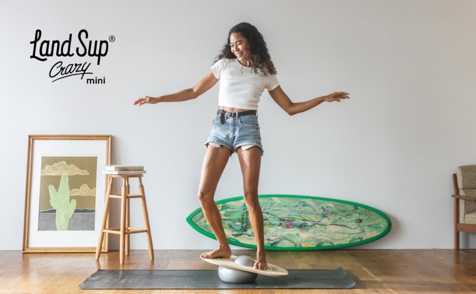 Amazon | LandSup® Crazy mini ランドサップ バランスボード 体幹