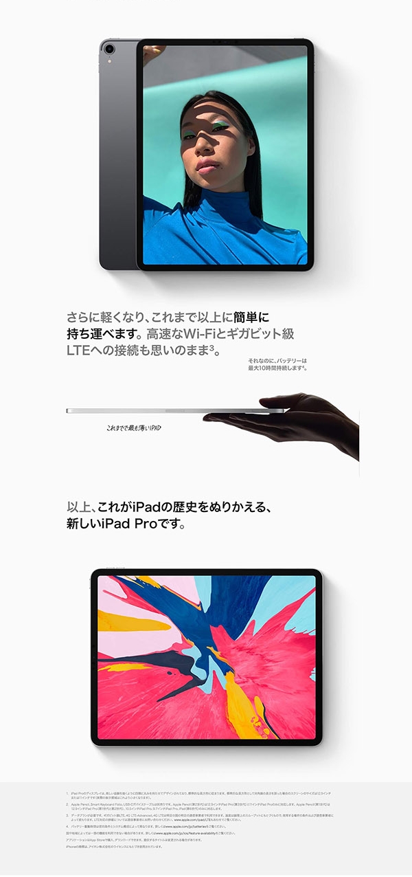 Amazon.co.jp: Apple iPad Pro (11インチ, Wi-Fi, 64GB) - スペース