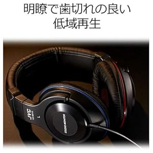Amazon.co.jp: JVC HA-MX10-B 密閉型ヘッドホン スタジオモニター