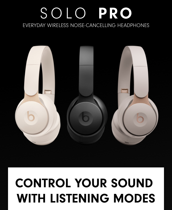 Beats Solo Pro Wireless Noise Cancelling On-Ear Headphones - Apple