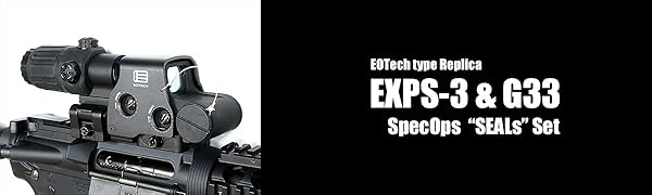 Amazon.co.jp: 良品武品 イオテック タイプ EXPS3 ホロサイト & G33