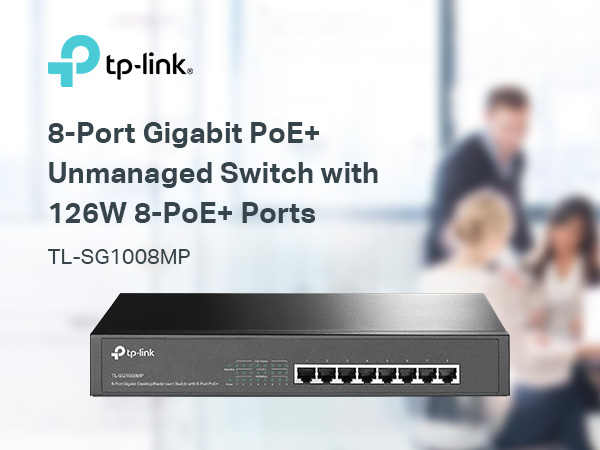 Amazon.com: TP-Link 8 Port Gigabit PoE Switch | 8 PoE+ Ports @126W