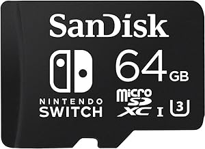 Amazon.com: SanDisk 64GB microSDXC UHS-I card for Nintendo Switch