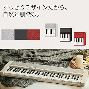 Amazon.co.jp: カシオ (CASIO) 電子キーボード Casiotone CT-S1 RD