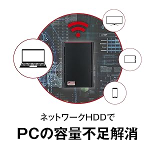Amazon.co.jp: バッファロー BUFFALO NAS スマホ/タブレット/PC対応