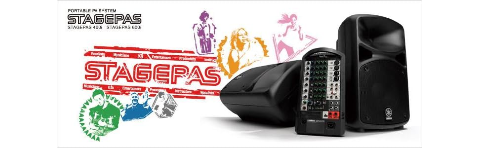 Amazon | YAMAHA オールインワン型ポータブルPAシステム STAGEPAS400i