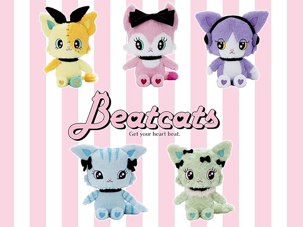 Amazon.co.jp: Beatcats ぬいぐるみ(M)リコ : おもちゃ
