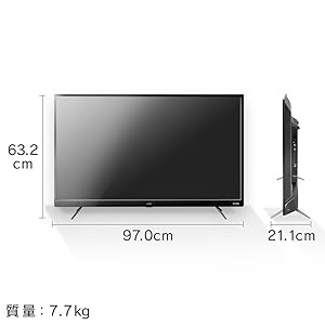 Amazon | アイリスオーヤマ 43V型 液晶テレビ フロントスピーカー
