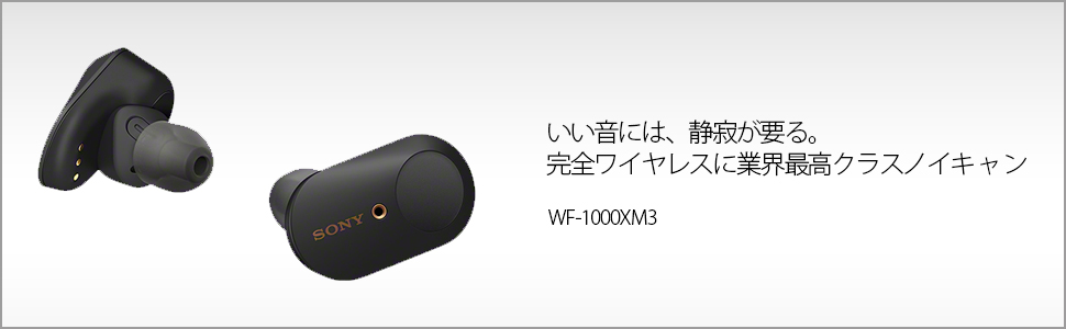 Amazon.co.jp: ソニー ワイヤレスノイズキャンセリングイヤホン WF