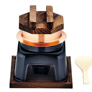 Amazon｜遠藤商事 TKG 卓上ご飯鍋 アルミ製 釜めしセット 1合炊