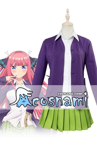 中野二乃 コスプレ衣装 五等分の花嫁 中野二乃 制服 即納 安価 高品質