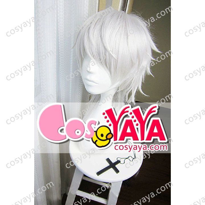 高品質 鶴丸国永 キャラクター コスプレ ウィッグ刀剣乱舞 オンライン