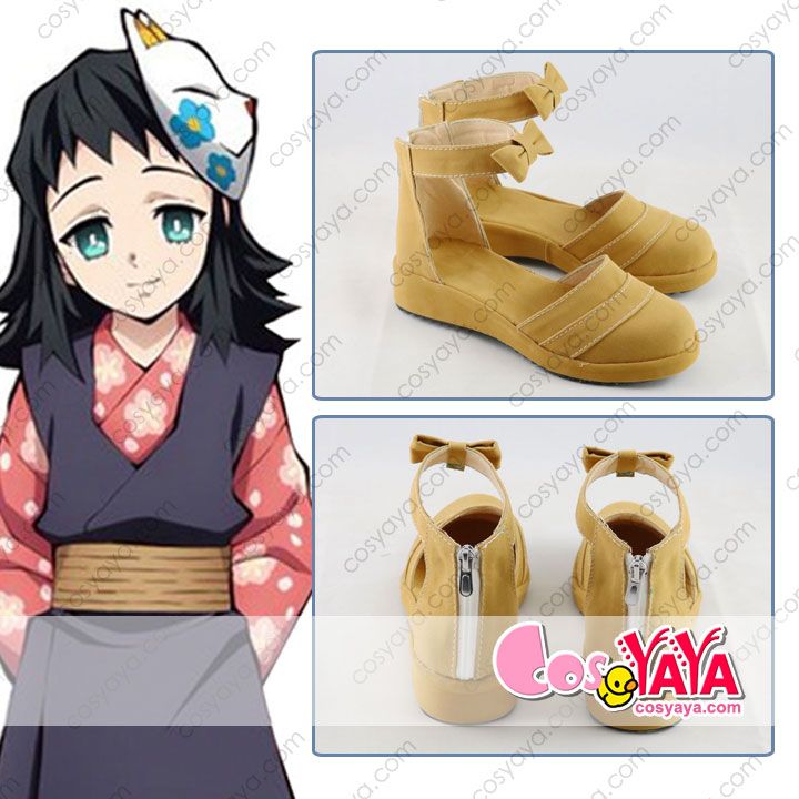 鬼滅の刃 真菰 靴 販売 きめつの刃 真菰 コスプレ靴 格安 送料無料