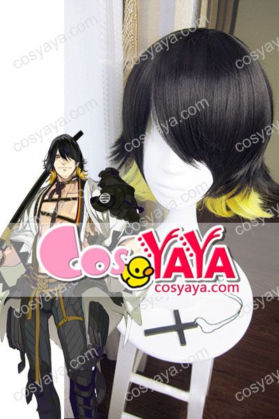 耐熱性高い長曽祢虎徹 (ながそねこてつ)コスプレ変装ウィッグ刀剣乱舞
