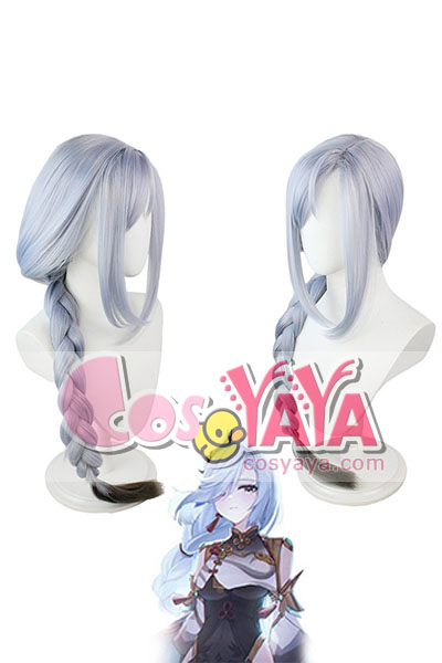 原神Genshin 申鶴 シンカク「冷花幽露」コスプレウィッグ - Cosyaya