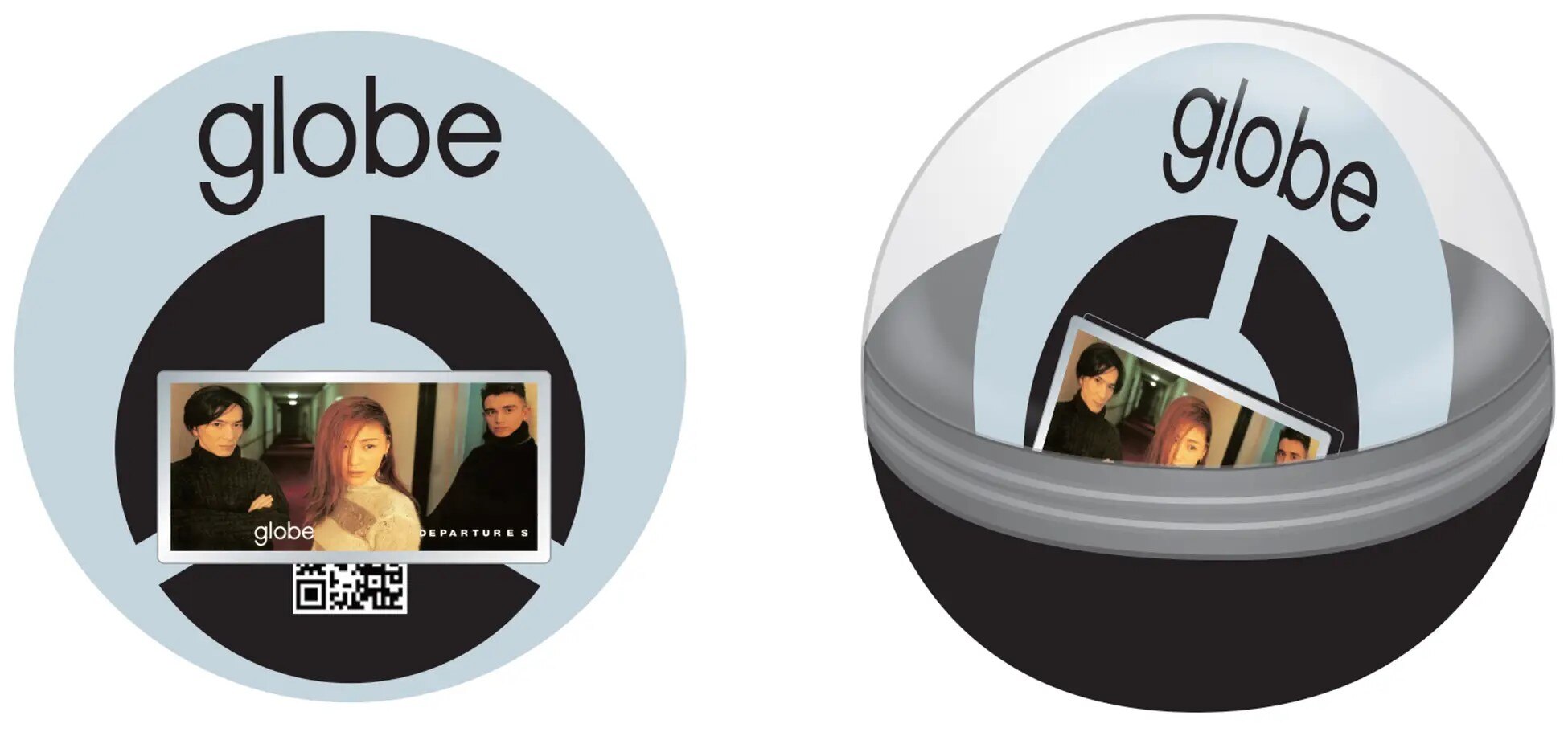 globeの名盤CDジャケットがピンズカプセルトイとなって11月28日(金