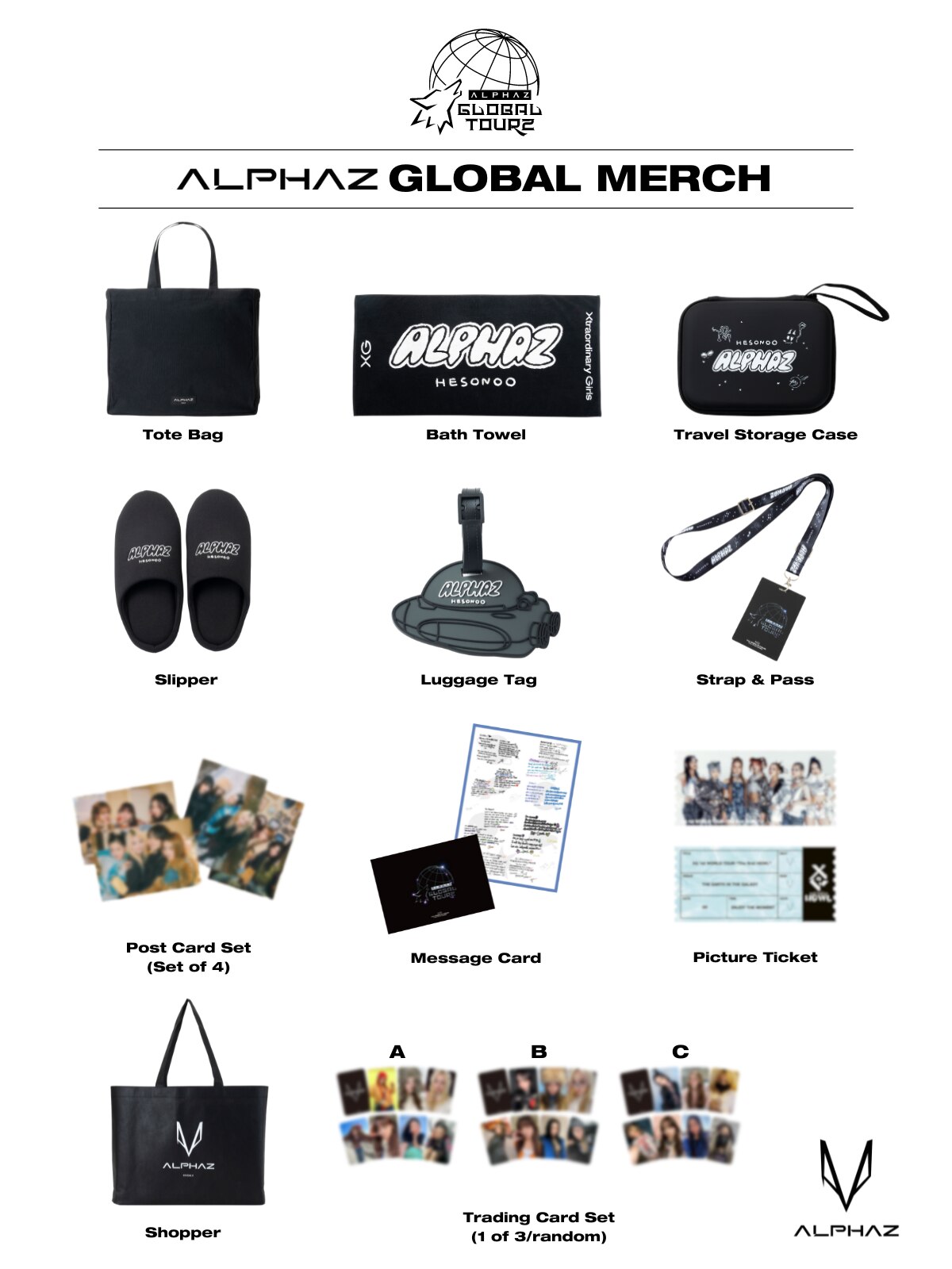ALPHAZ会員限定「ALPHAZ GLOBAL MERCH」数量限定先着販売決定！ - NEWS