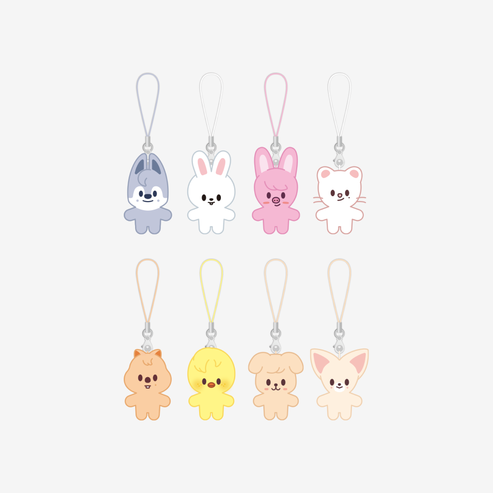 Stray Kids SKZOO KEYRING MICRO Ver. - SKZ 5'CLOCK | JYP SHOP