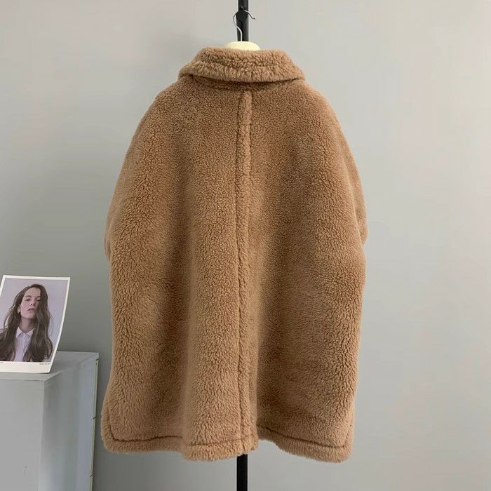 一部即納 7color WOOL ALPACA ケープ ポンチョ コート | LiLiRena