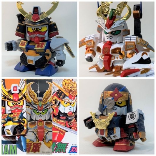 412 SD戦国伝 BB戦士 武者七人衆編 首脳幹部と隠密忍者 | Mさん模活