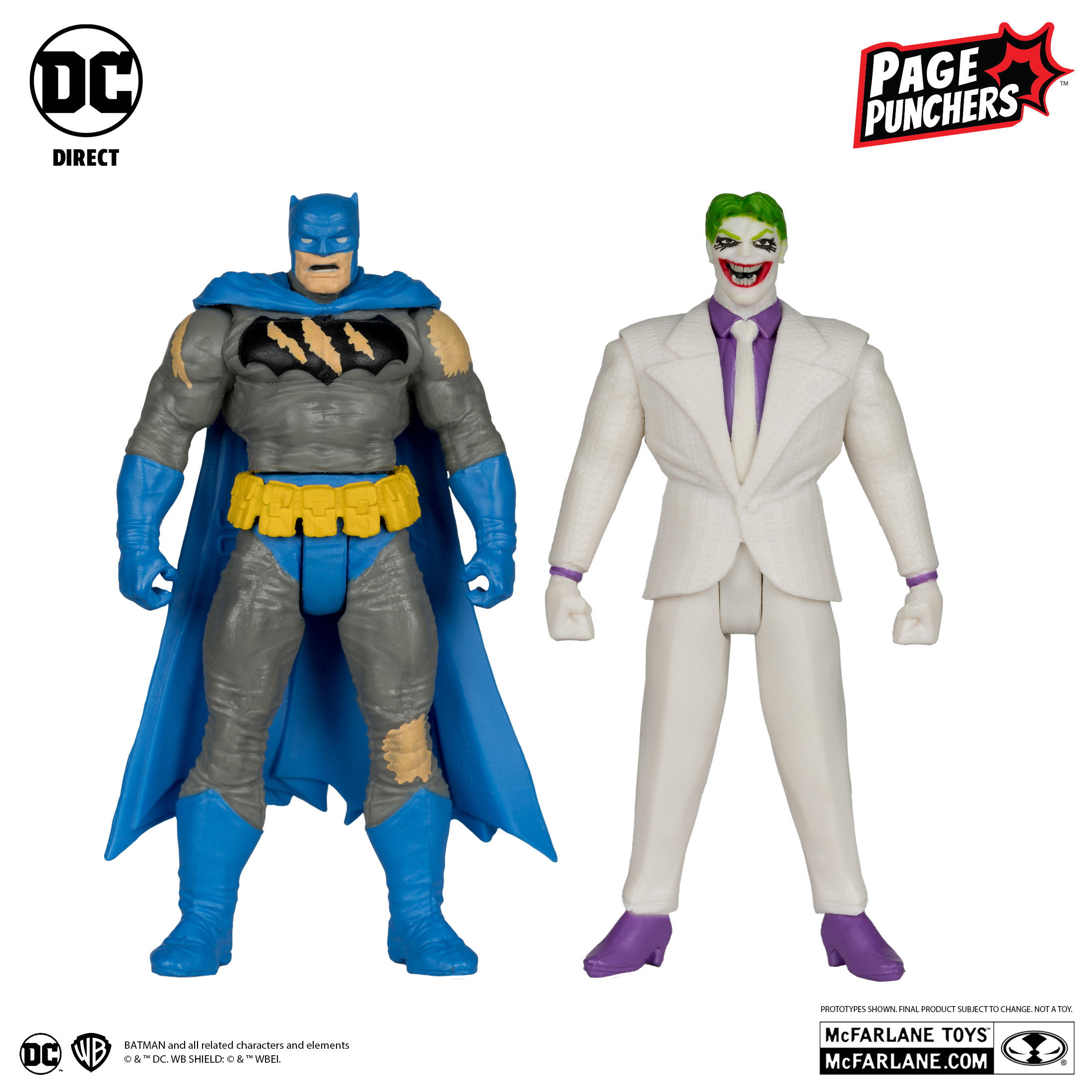 Batman & The Joker 3″ Figure 2pk (Page Punchers)