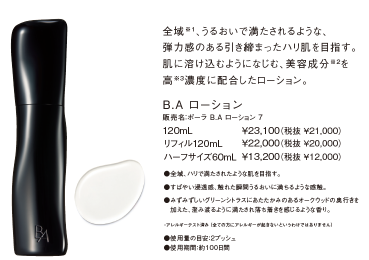 新発売 B.A ローション 7 1ml×100包 新発売 B.A ローション 7 1ml×100