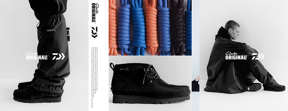 DAIWA PIER39」が英国のシューズブランド「CLARKS ORIGINALS」と初の