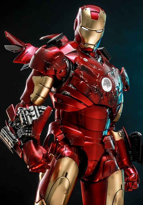 Hero 1/6 バトルダメージアーマー アイアンマン・マーク3 検( ホット