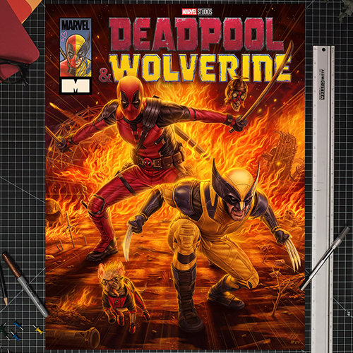 Deadpool & Wolverine/ デッドプール & ウルヴァリン アートプリント