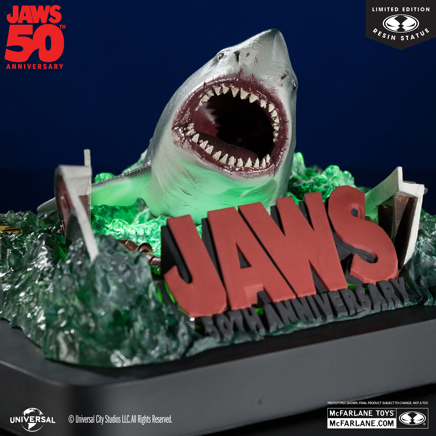 ムービーマニアックス/ JAWS: ジョーズ 50周年記念 1/48 スタチュー