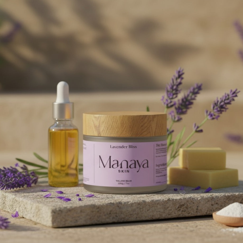 Lavender Balm for Calming Skin Nourishment | Manaya Skin