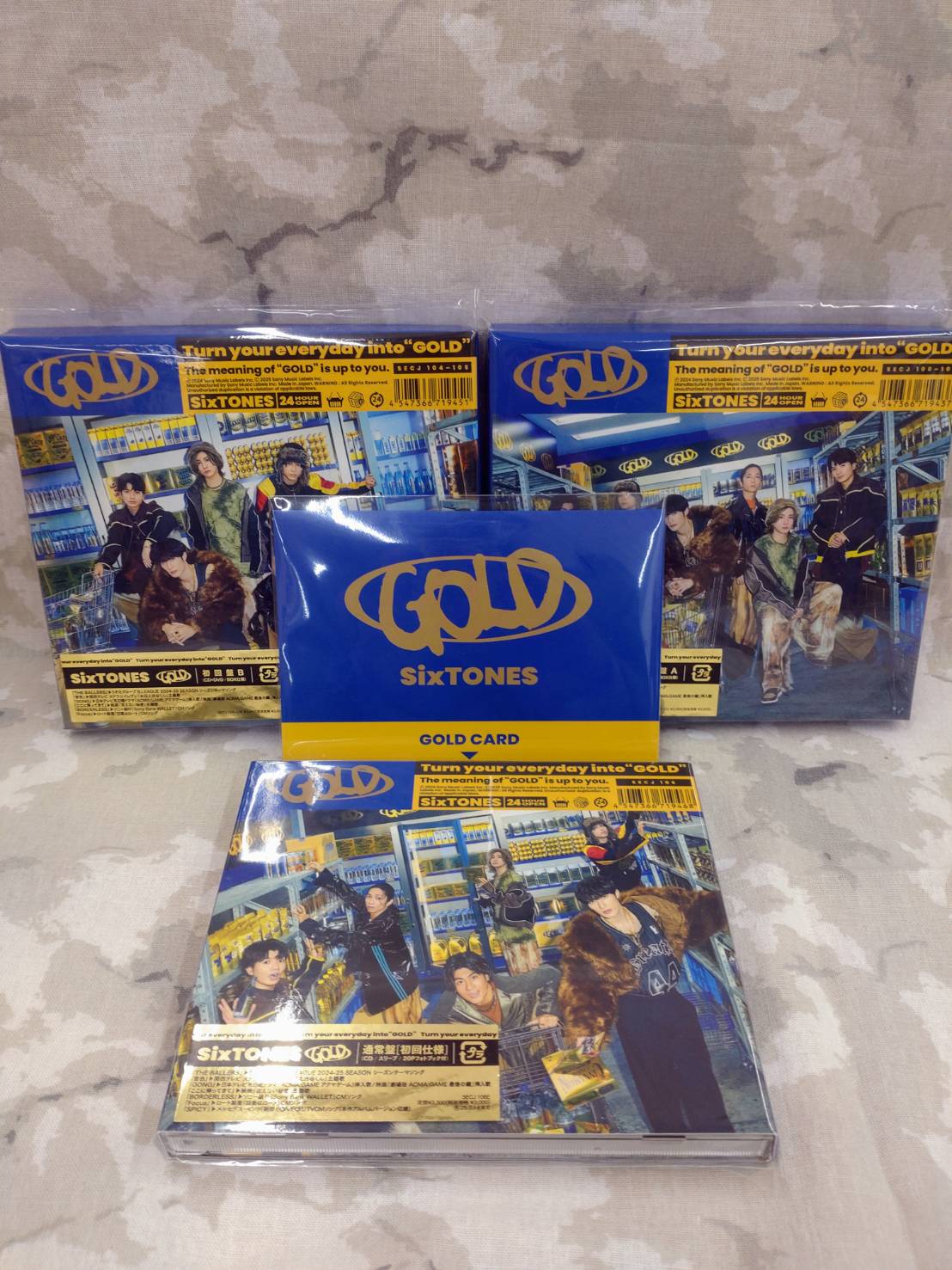 加治木店】CD/DVD 買取情報 《SixTONES ❞GOLD❞》 - マンガ倉庫