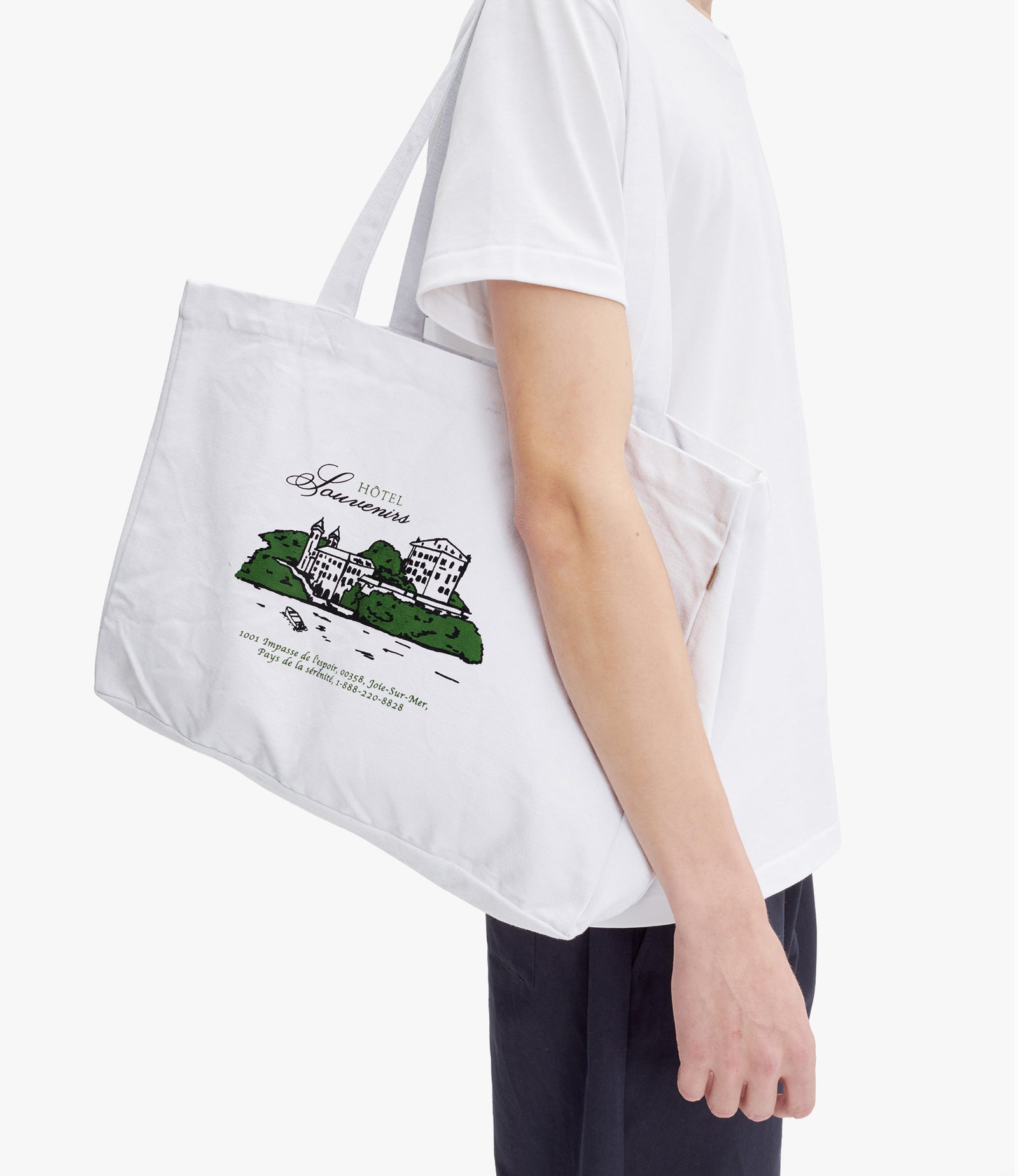 JJJJound White Hotel Totebag – MANIFESTO