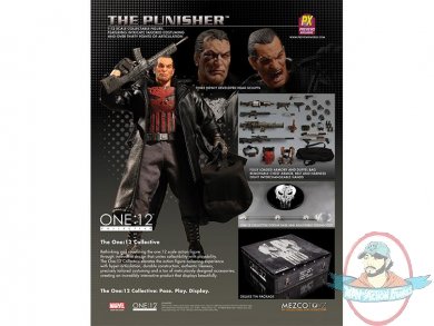 The One:12 Collective Marvel Deluxe Punisher PX by Mezco | Man of