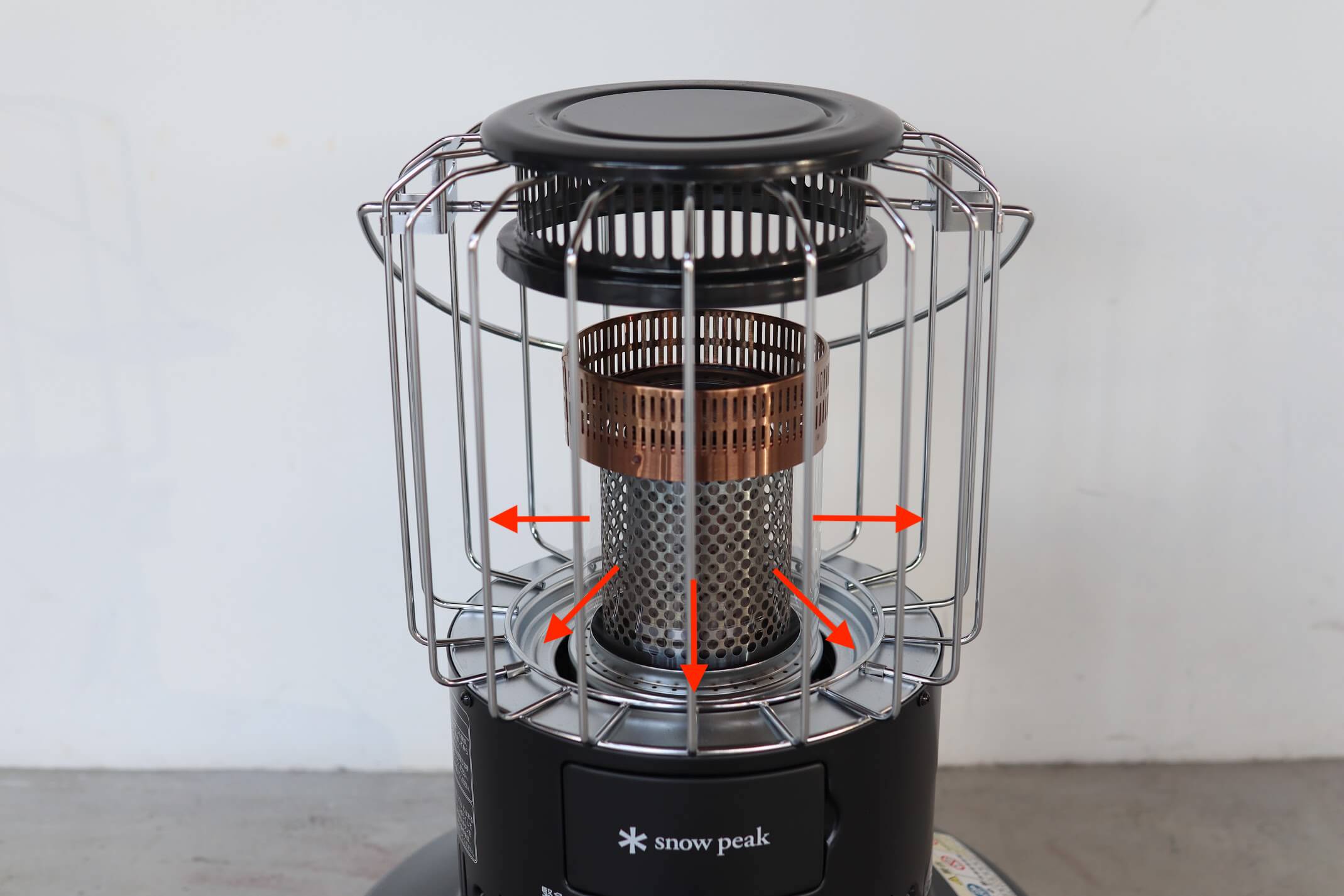 peak ストーブ ブラック グローストーブ Snow Peak グローストーブ」で