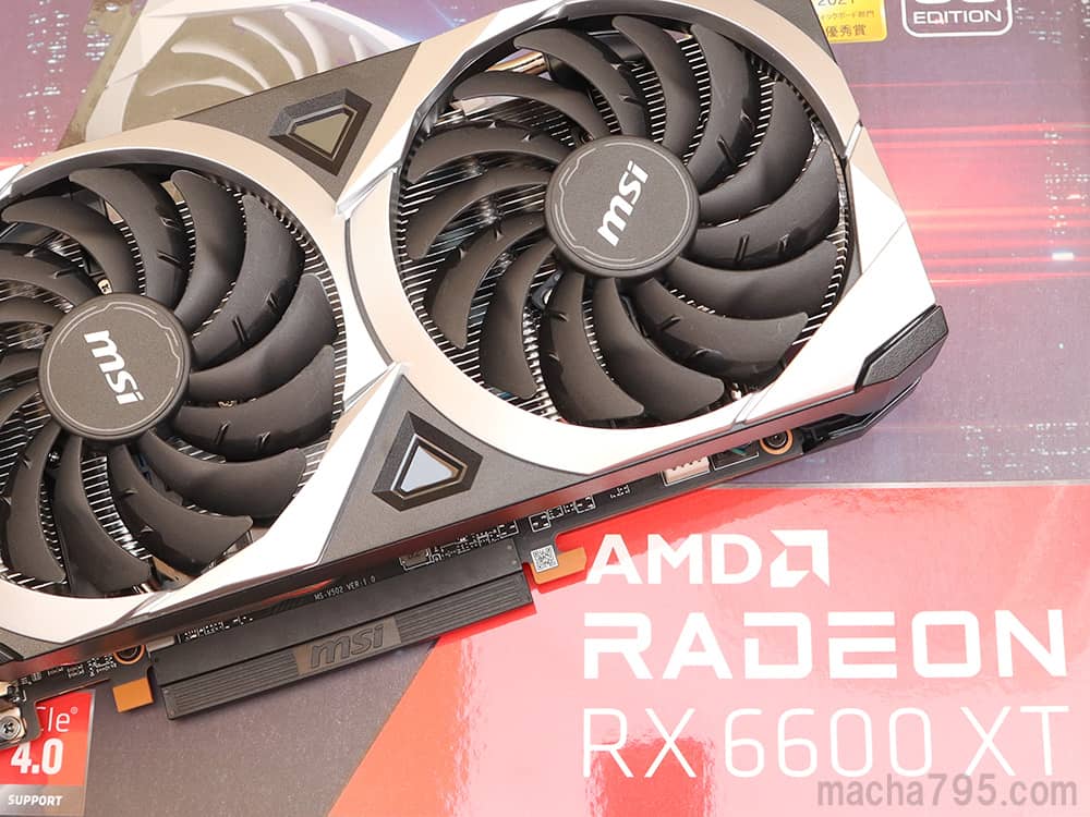 レビュー！MSI Radeon RX 6600 XT MECH 2X 8G OC の性能をチェック