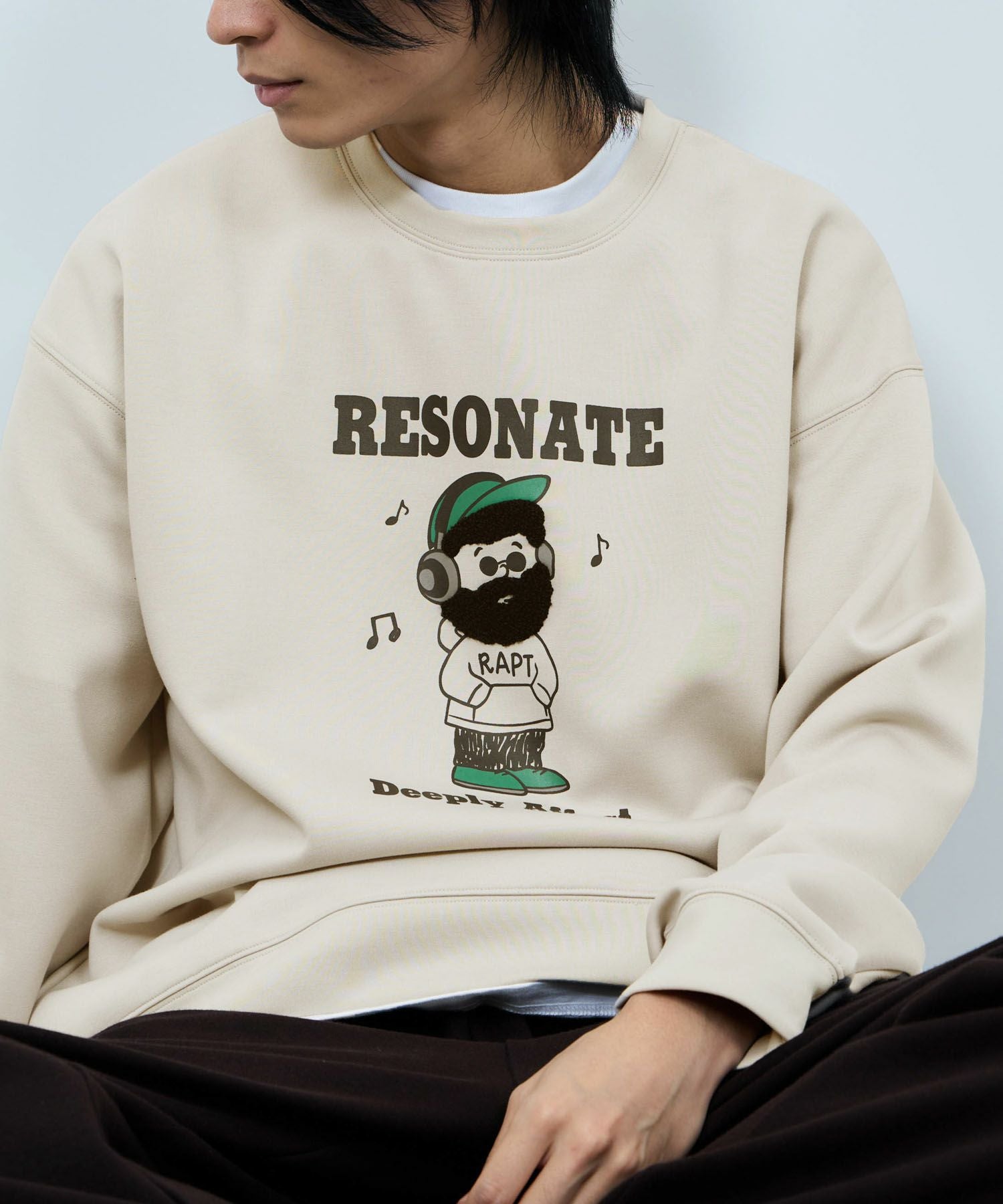 ヒゲダンボールトレーナー メンズ