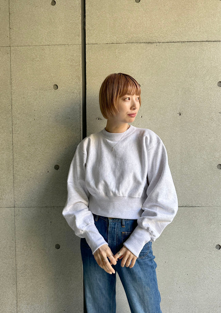 OSHIMA REI | REVERSE WEAVE VERY SHORT PO 裏起毛ショート丈