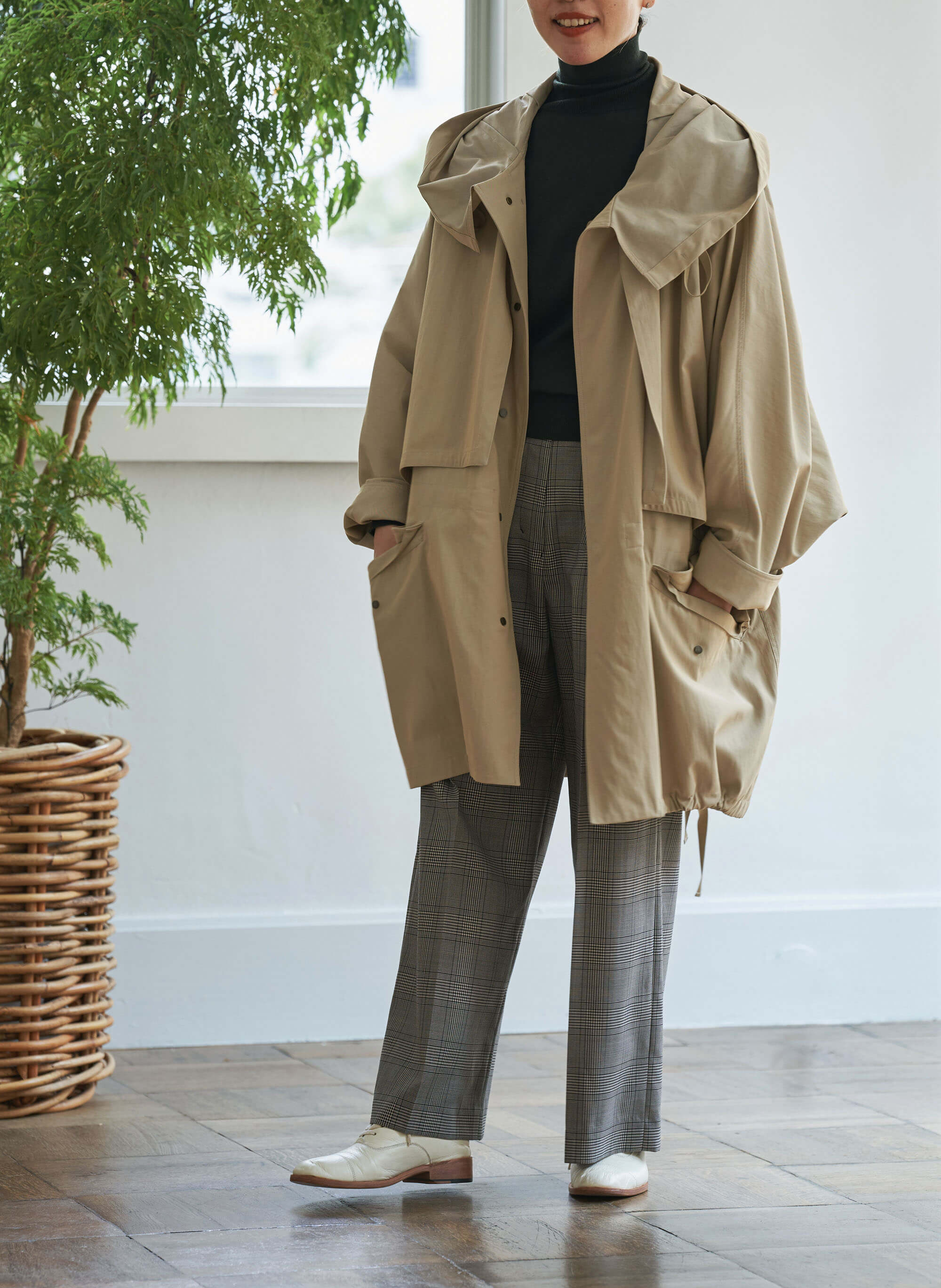 ル アーブルポンチョ」「Le Havre poncho」soutiencollar（ステン