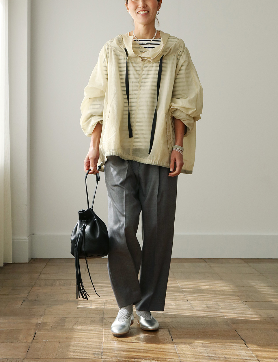 モイスチャーパンツ」「Moisture pants」soutiencollar（ステンカラー