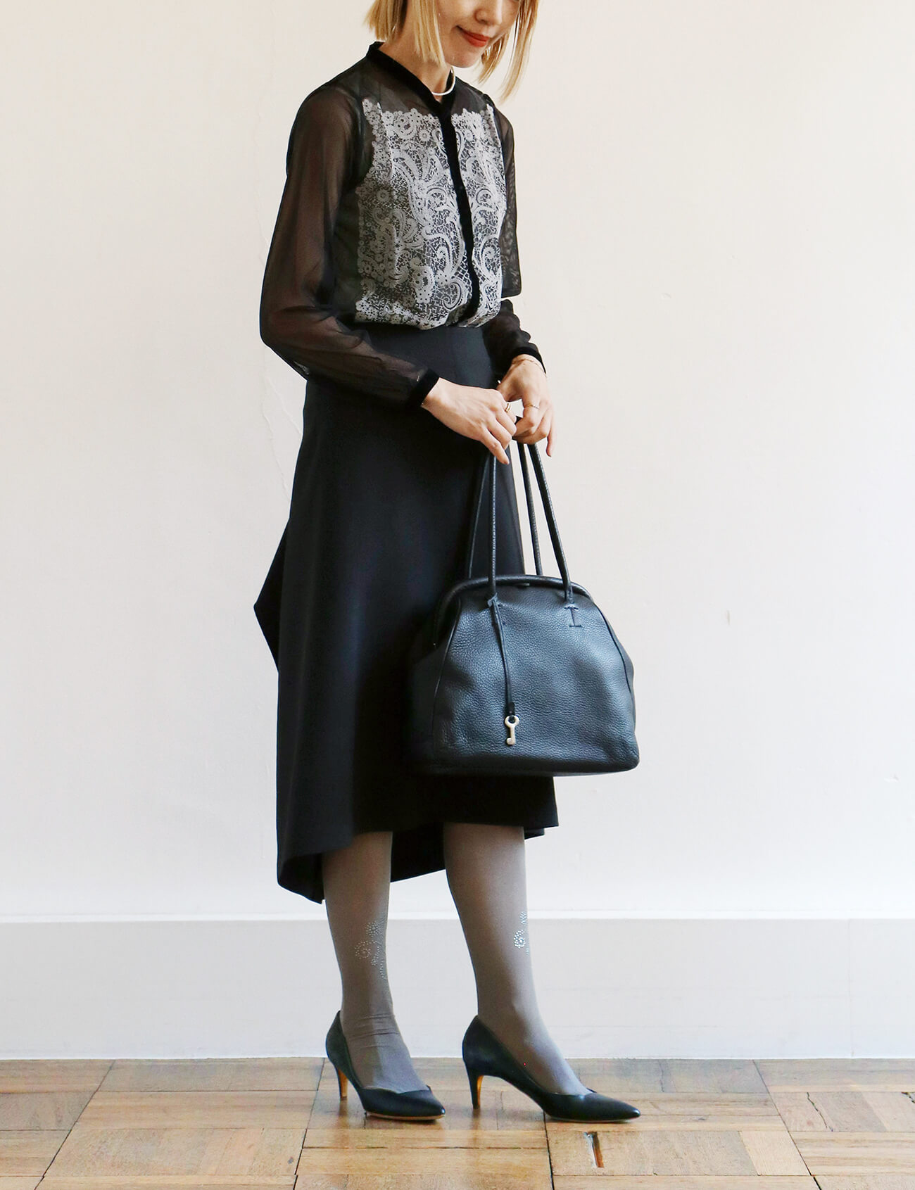 予約】「しっくりバッグ ブラック」soutiencollar ステンカラー