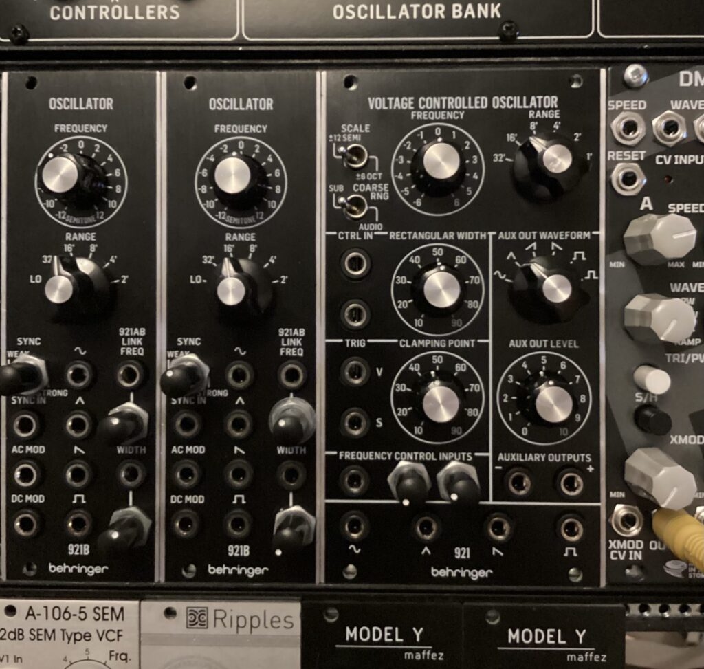 Behringer 921B VCO moog ユーロラック② Behringer 921 VC Oscillator