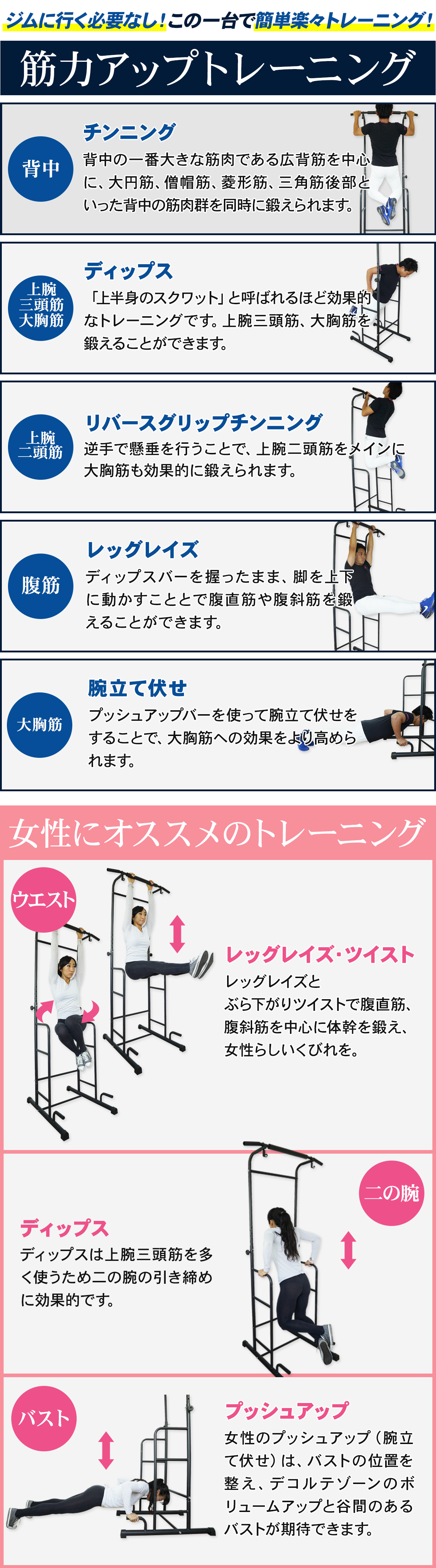 STEADY(ステディ) ぶら下がり健康器 安定強化版 懸垂マシン チンニング