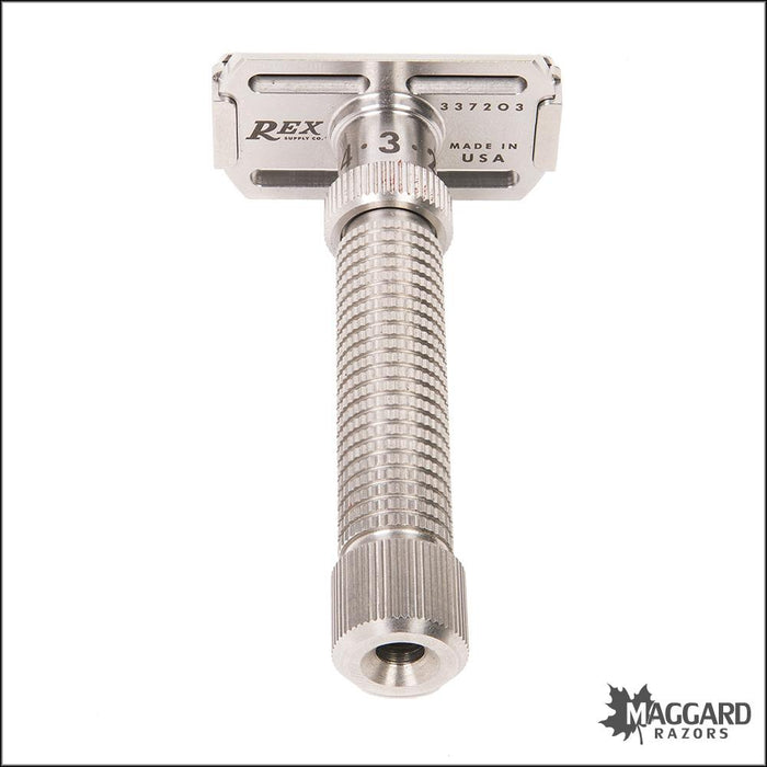Rex Supply Co. Ambassador Adjustable Stainless Steel DE Razor