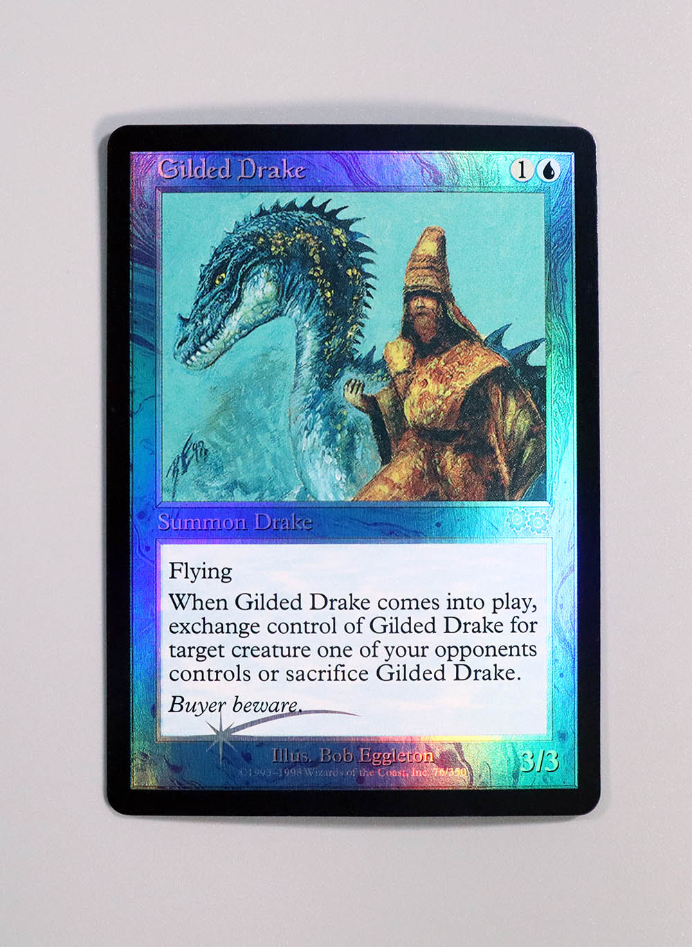 Gilded Drake Foil from Urza's Saga (USG) MTG Proxy - magic-cardplus