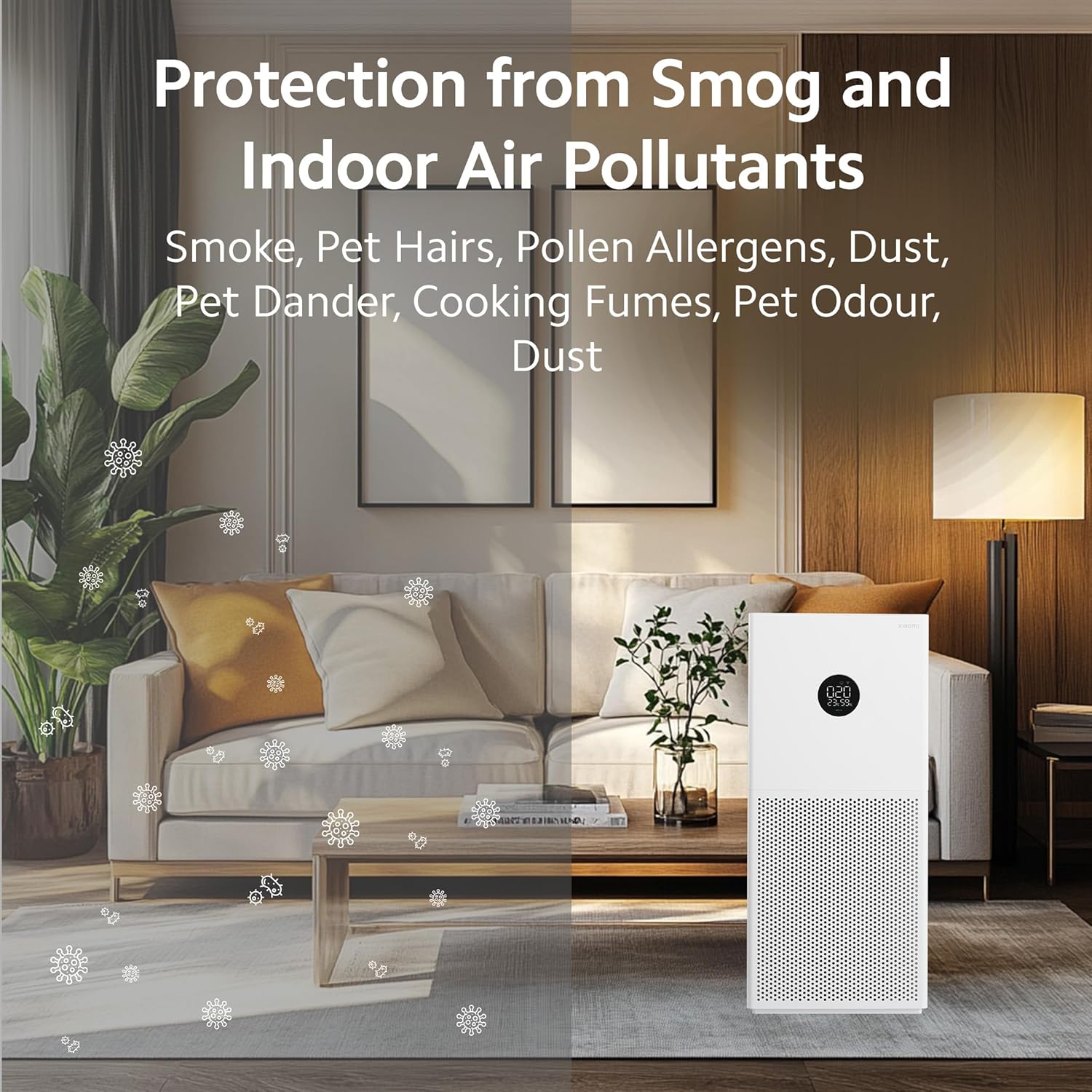 Xiaomi Smart Air Purifier 4 Lite | True HEPA Filter | 360° Air Intake