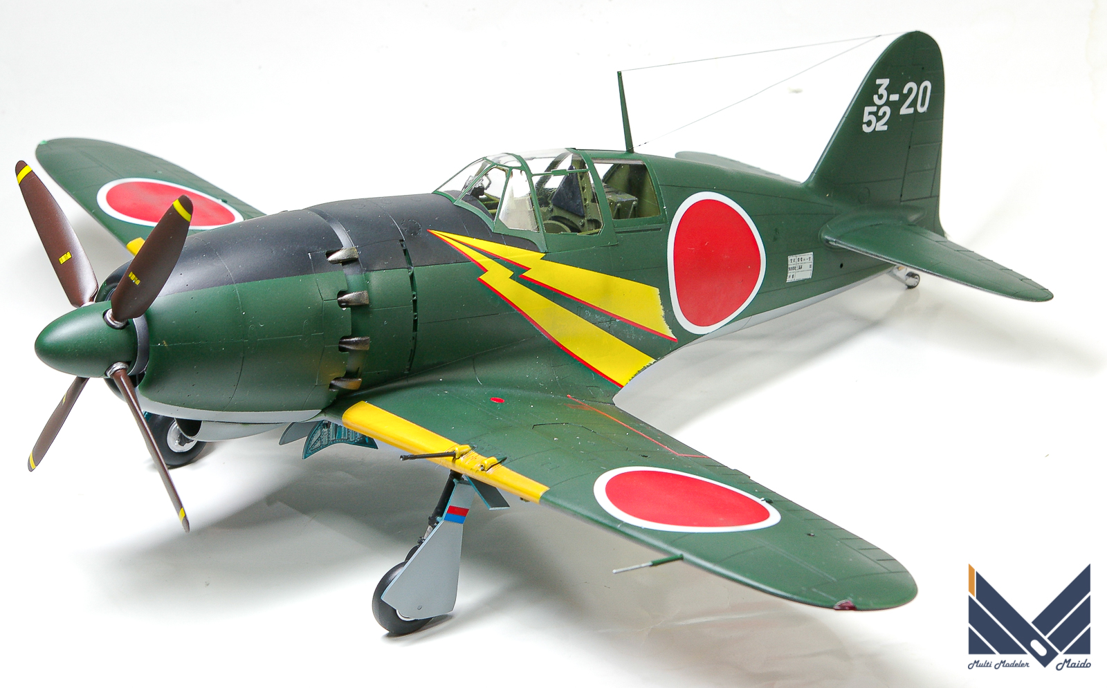 ハセガワ 1/32 日本海軍局地戦闘機「雷電」ニ一型 HASEGAWA J2M RAIDEN