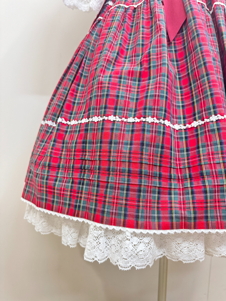 BABY,THE STARS SHINE BRIGHT タータンチェックシャーメインワンピース