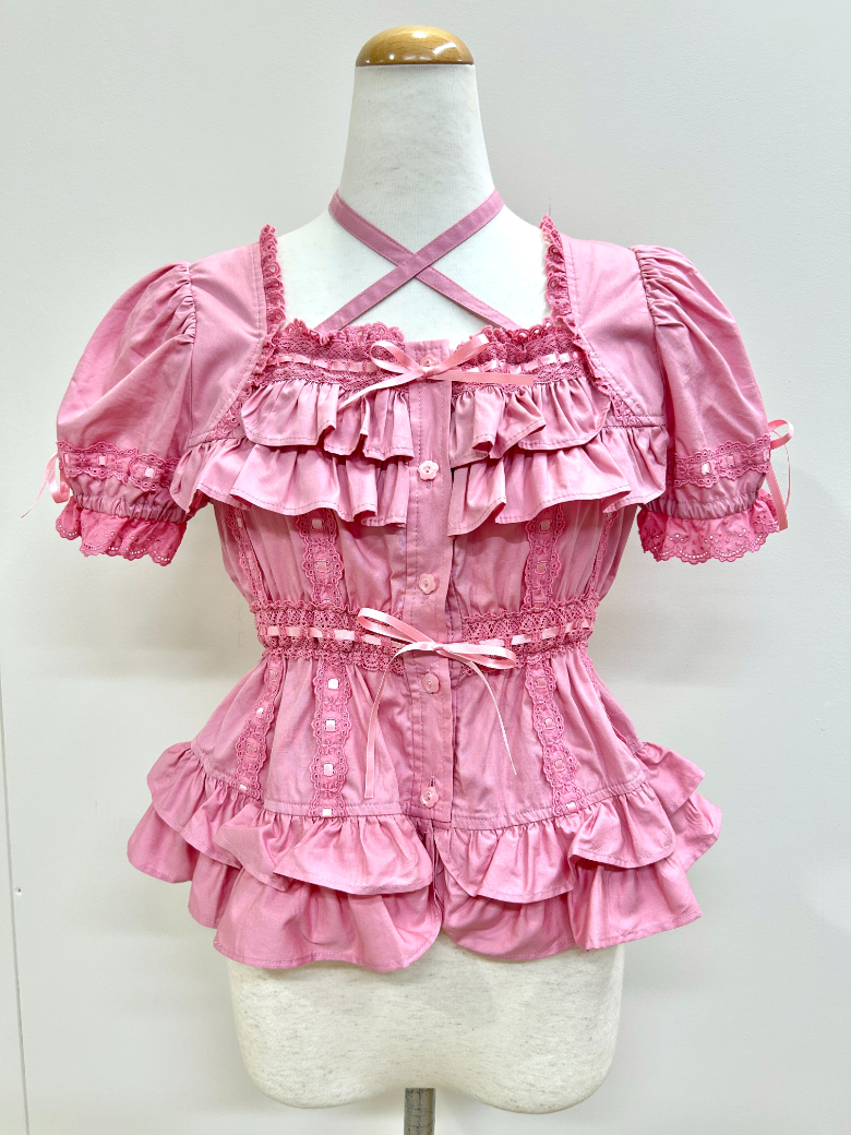 BABY,THE STARS SHINE BRIGHT 2段フリル半袖ブラウス - BELSELウェブ